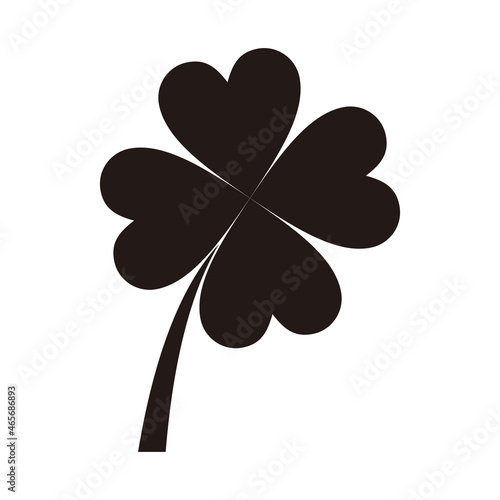Leaf clover icon vector illustration sign