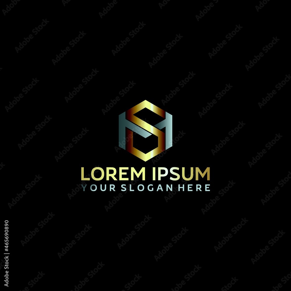 SM letter business logo design vector SM letter business logo design vector