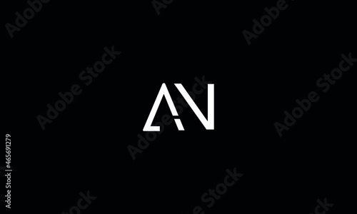 AN, NA Abstract Letters Logo Monogram