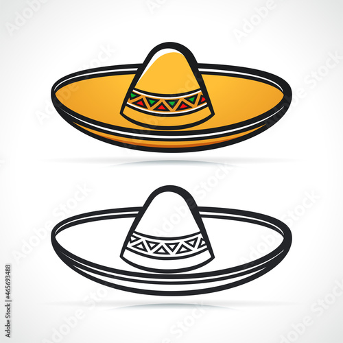 sombrero or mexican hat icon