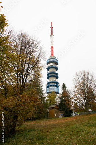 Tv Tower in Hungary, top of the Kekes photo