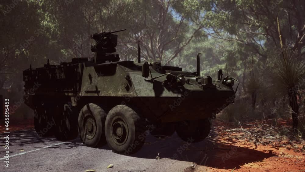 armored battle army tank on the road armored battle army tank on the road