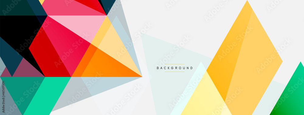 Mosaic triangles geometric background. Techno or business concept, pattern for wallpaper, banner, background, landing page Mosaic triangles geometric background. Techno or business concept, pattern for wallpaper, banner, background, landing page