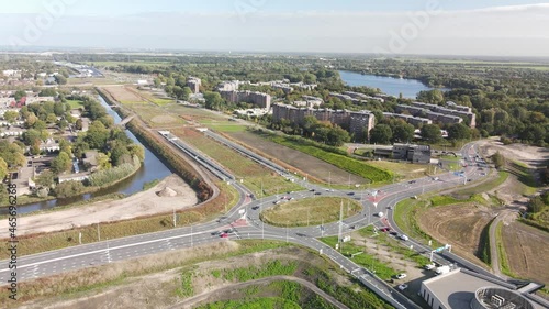 Traffic intersection, connecting the Gaasperdammertunnel, the A9 Highway and Holendrecht, next to the Gaasperpark photo