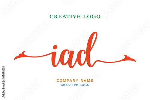 IAD lettering logo is simple, easy to understand and authoritative photo