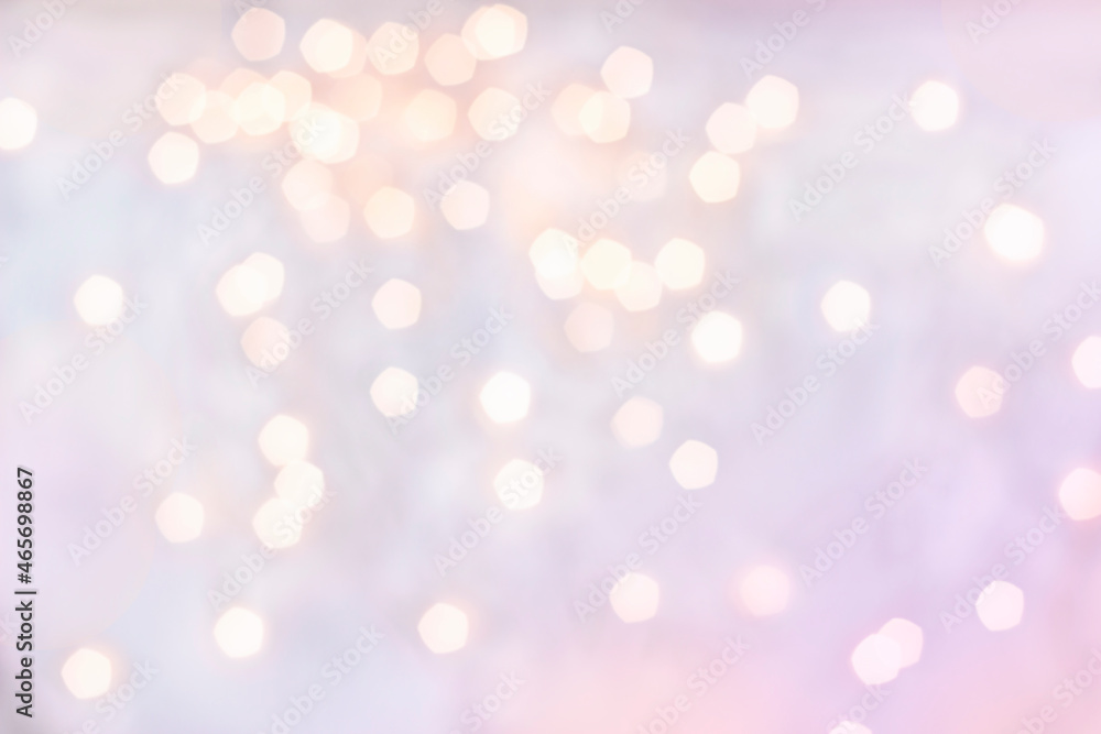 Fototapeta premium Bokeh on a purple background.