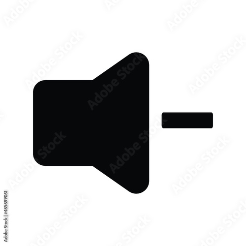 decrease volume icon design vector