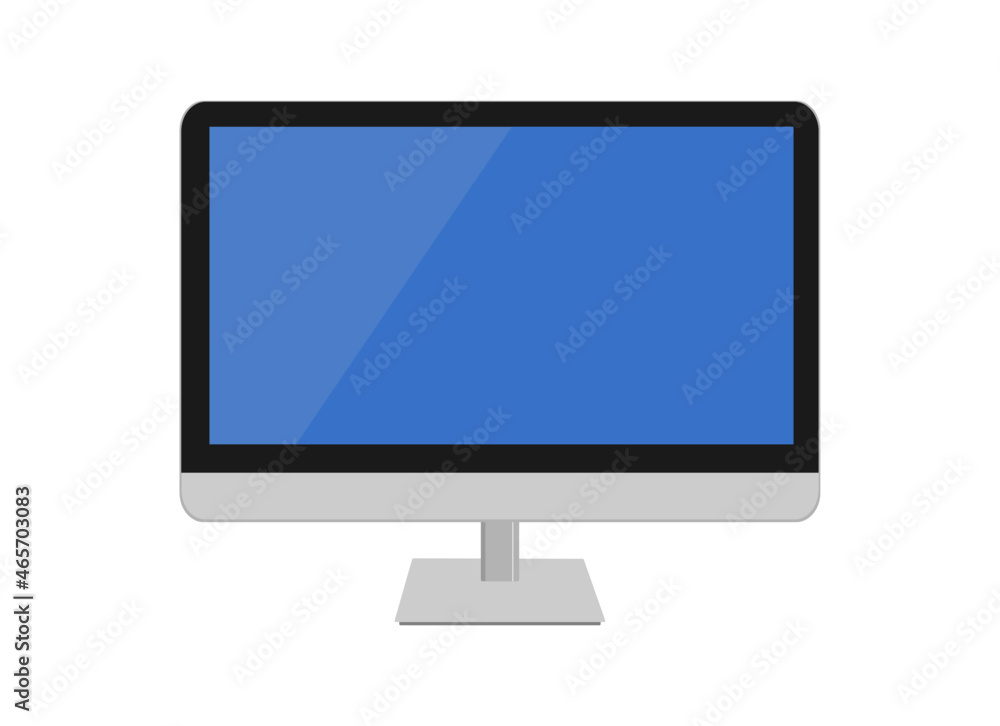 lcd tv monitor isolated lcd tv monitor isolated