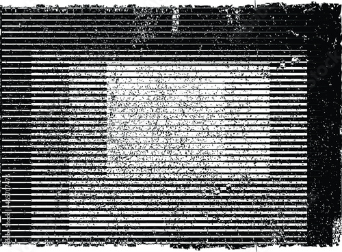 Grunge textured speed lines . Vector Illustration .Technology logo . Design element . Abstract geometric shape . 