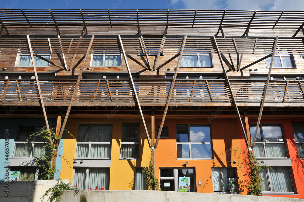 Colorful eco apartments in Brussels
