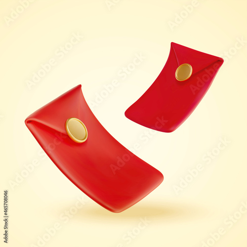 3d CNY red envelopes