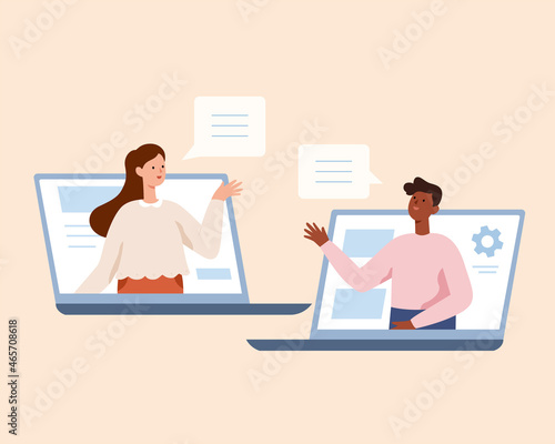 Online business meeting