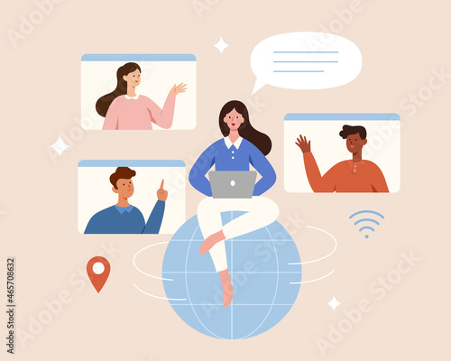 Digital nomad or virtual office