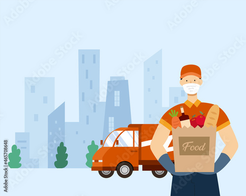Safe food delivery in pandemic