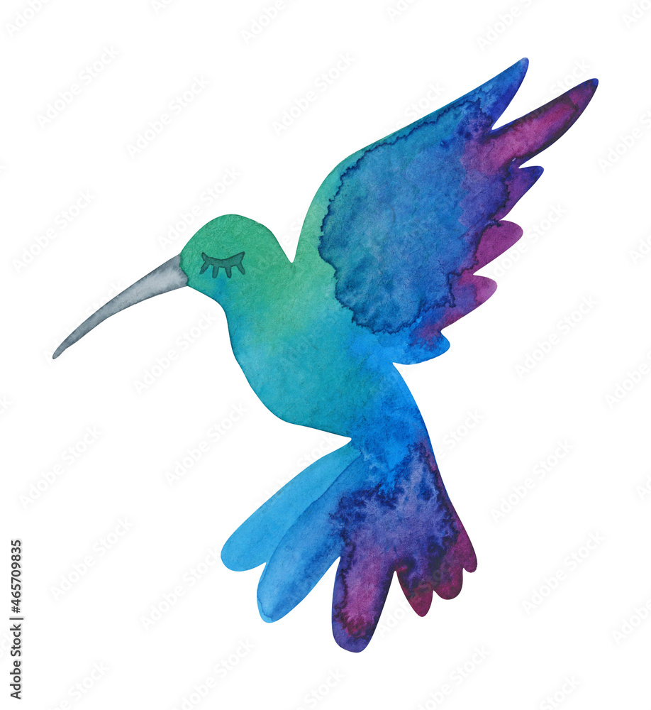 Obraz premium blue bird flying