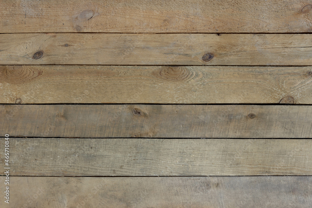 Fototapeta premium Beautiful wood planks backdrop. Surface from horizontal planks. 