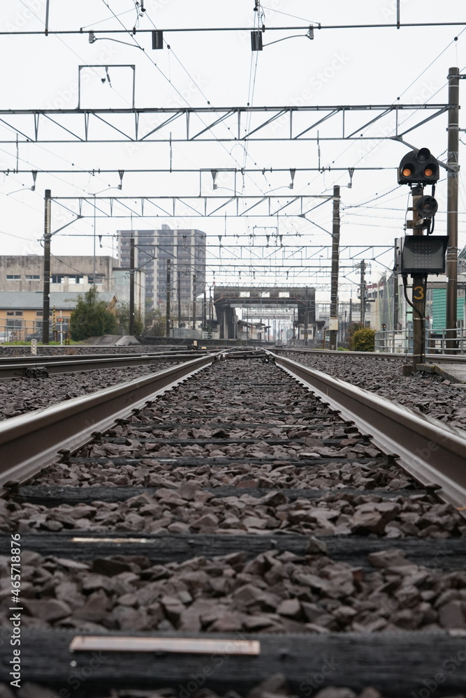 Fototapeta premium 肥薩おれんじ鉄道