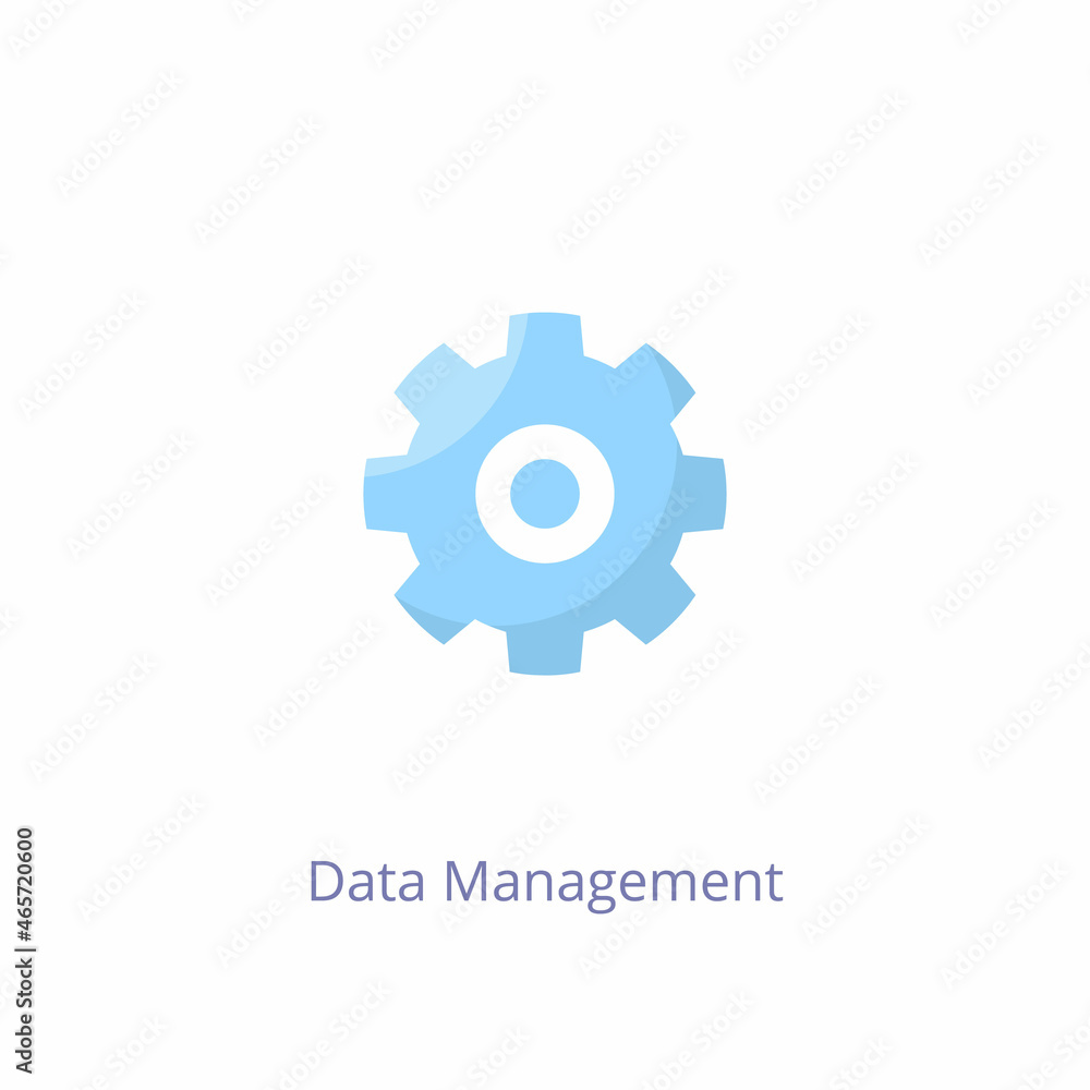 Data Management icon in vector. Logotype