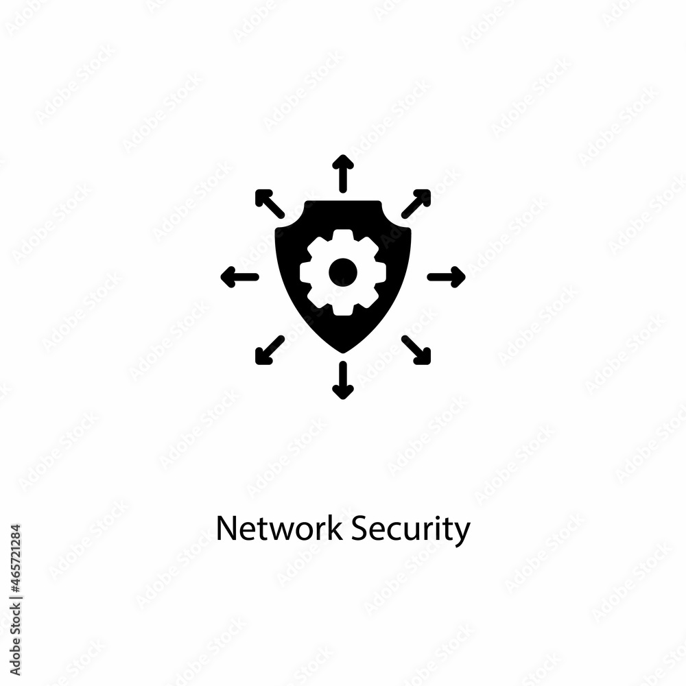Network Security icon in vector. Logotype