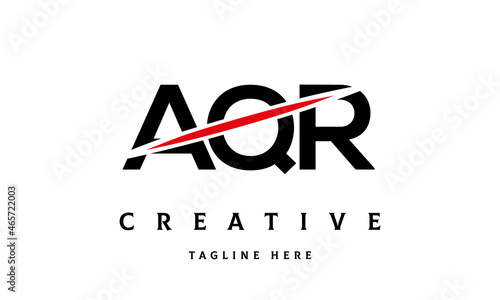 AQR creative three latter logo vector