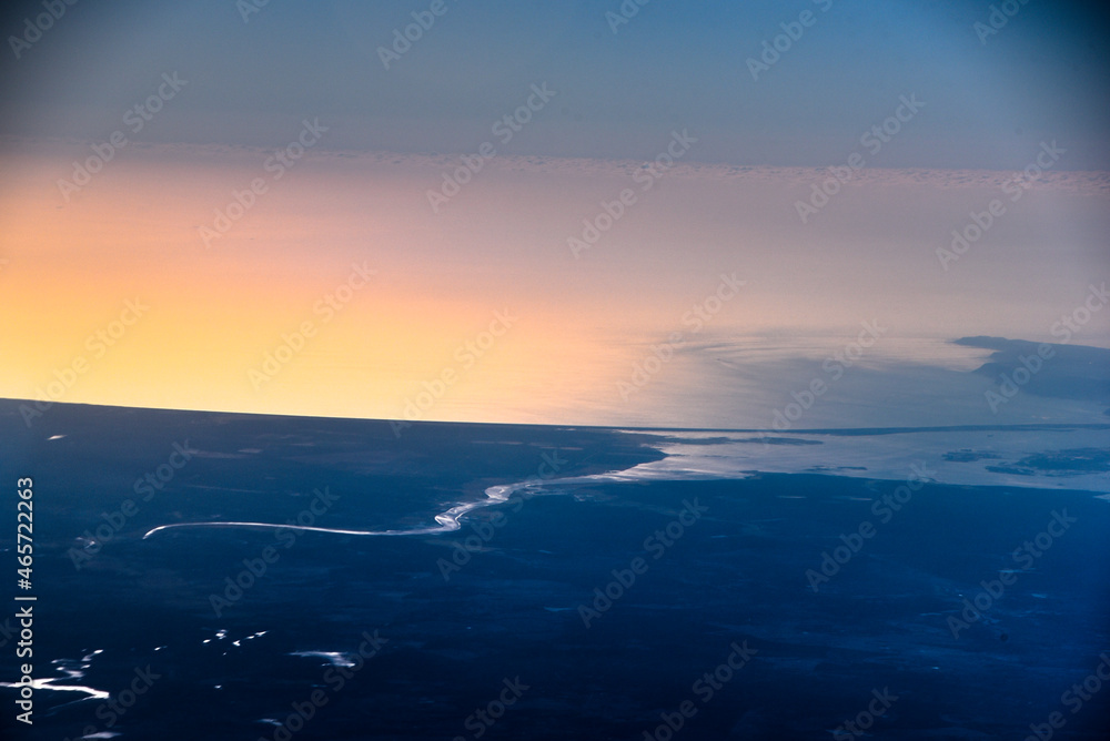 Fototapeta premium Über den Wolken