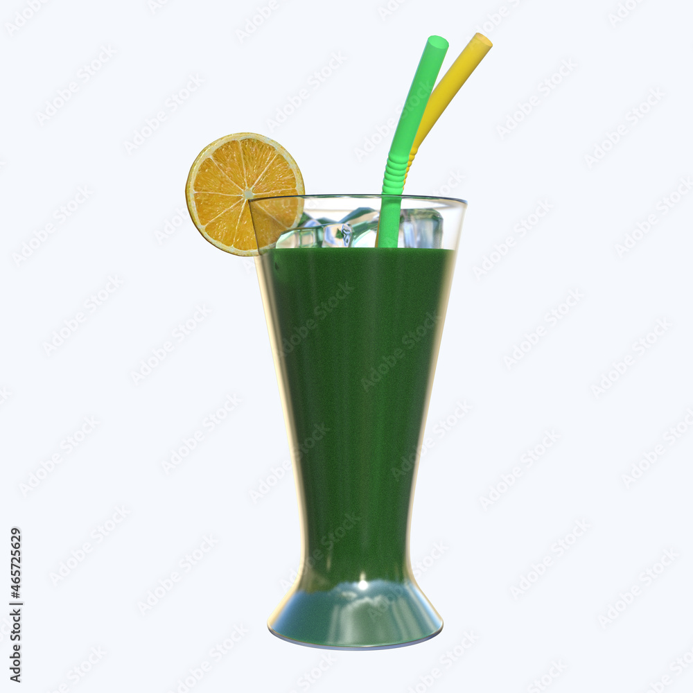 glass with juice