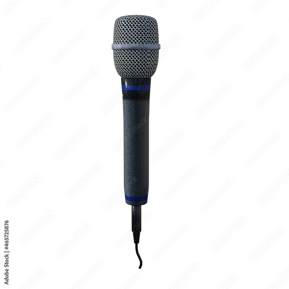 microphone isolated on white