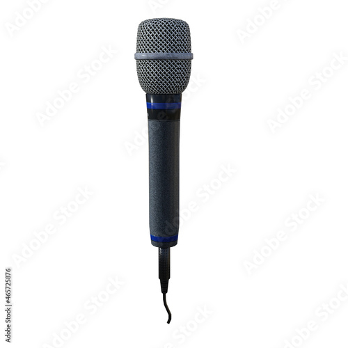 Obraz na płótnie microphone isolated on white w salonie