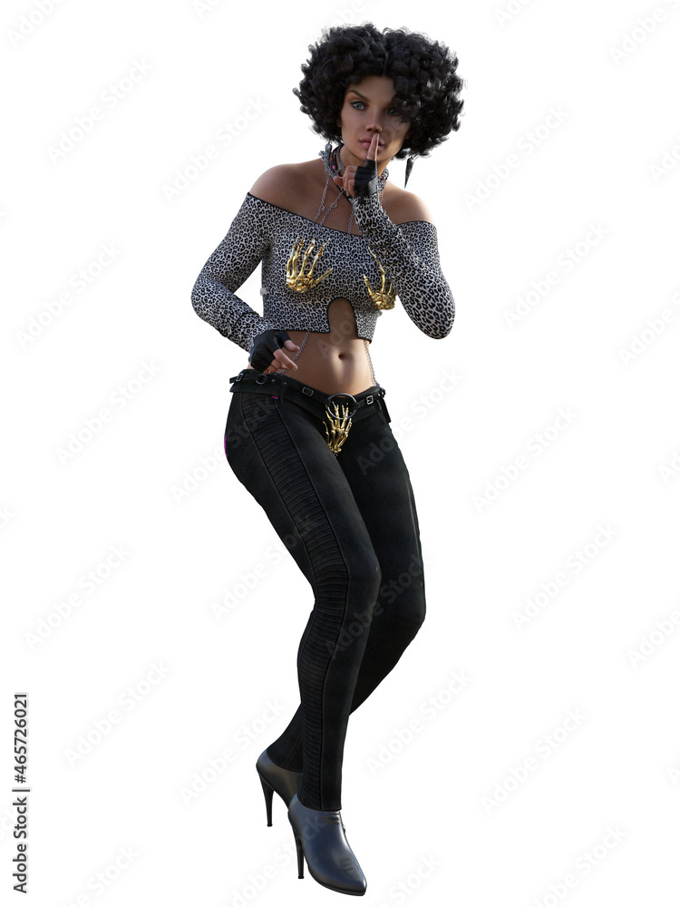 3D rendered sexy model
