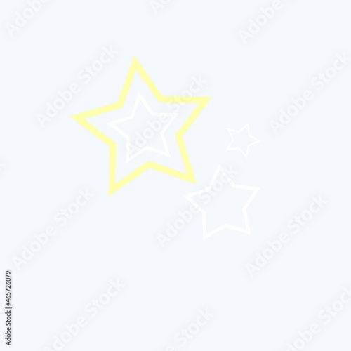 Obraz na płótnie golden star on white background w salonie