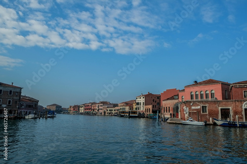 The entrance channel to the city of Murano in the Venetian lagoon © joan