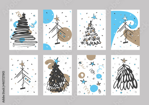 Set of Christmas cards