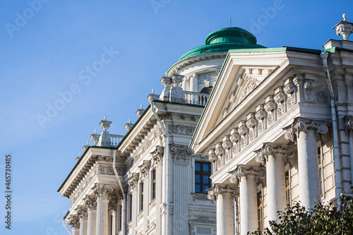 Photography Pashkov House  in the 19th century, it housed the Rumyantsev Museum, the first public museum in Moscow
