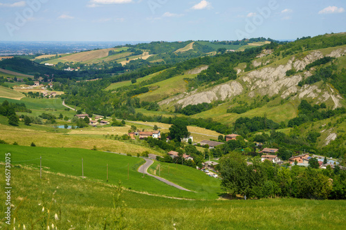 Rural landscape along the road from Sassuolo to Serramazzoni, Emilia-Romagna. © Claudio Colombo