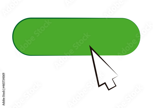 Icono de botón verde vacío con flecha.