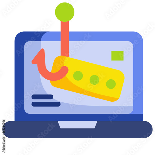 phishing flat icon