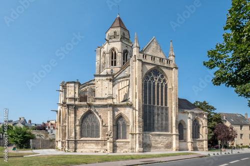 Curch Vieux St-Etienne in the city of Caen Normandie, France