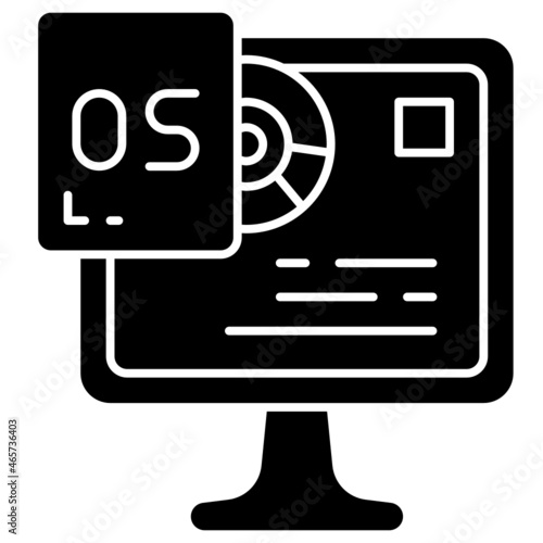 operational system solid icon