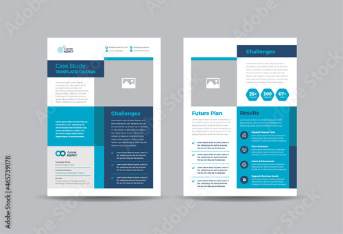 Business Case study or Marketing Sheet and Flyer Design 