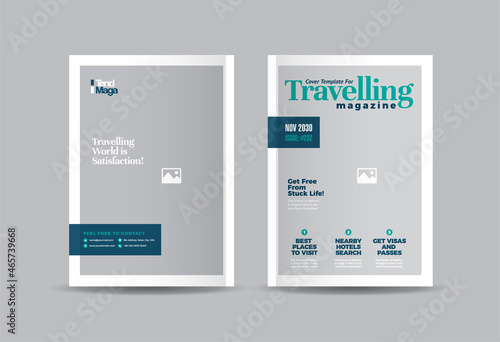 Minimal Magazine Design or Editorial Lookbook Layout or Fashion and Multipurpose portfolio