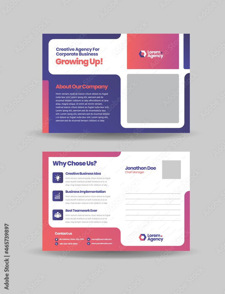 Corporate Business Postcard Design or Save The Date Invitation Card or Direct Mail EDDM Design Corporate Business Postcard Design or Save The Date Invitation Card or Direct Mail EDDM Design