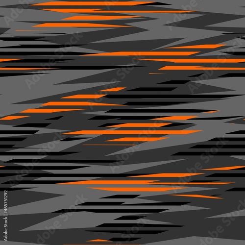 Sports textile modern seamless wallpaper background. Vector bright print for fabric or wallpaper. Camouflage Sports. T-shirt and clothing print graphic vector. Orange Urban camouflage			