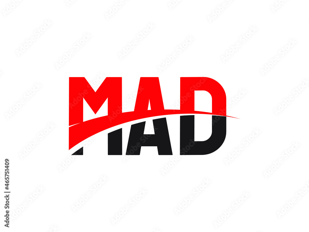 MAD Letter Initial Logo Design Vector Illustration MAD Letter Initial Logo Design Vector Illustration