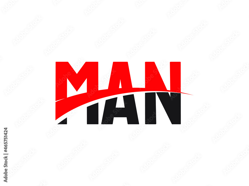 MAN Letter Initial Logo Design Vector Illustration
