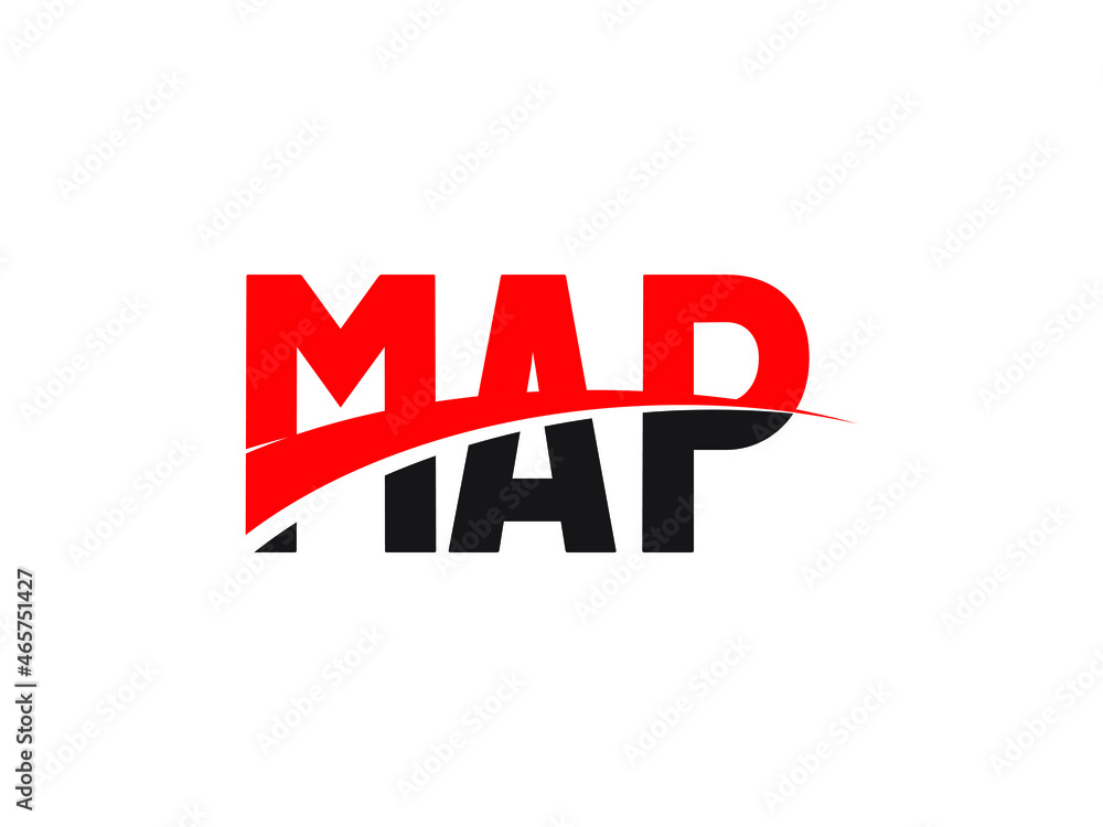 MAP Letter Initial Logo Design Vector Illustration MAP Letter Initial Logo Design Vector Illustration