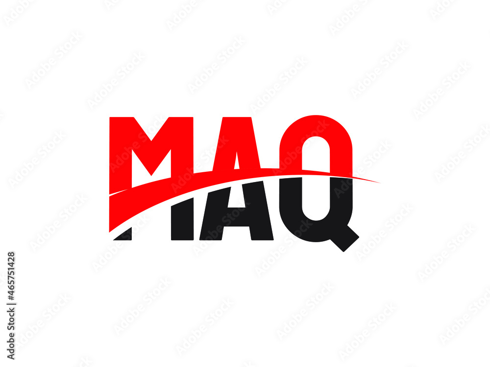 MAQ Letter Initial Logo Design Vector Illustration MAQ Letter Initial Logo Design Vector Illustration