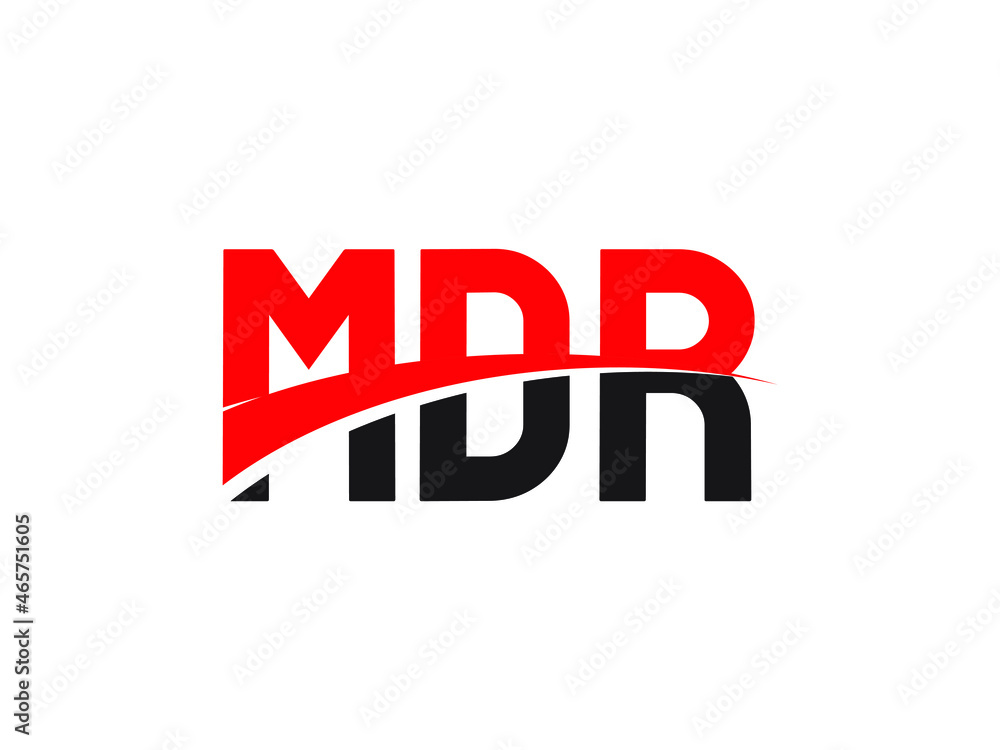 MDR Letter Initial Logo Design Vector Illustration MDR Letter Initial Logo Design Vector Illustration