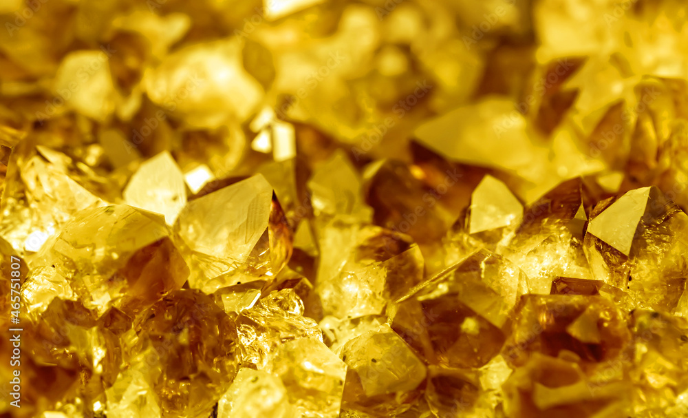 Gold sales crystal stone