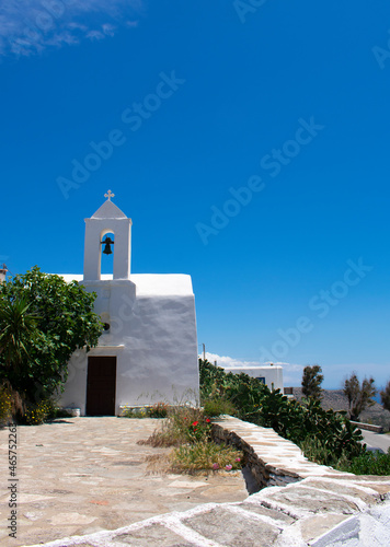Sikinos island Greece. Charming small chapel at this beautiful secluded holiday destination. 