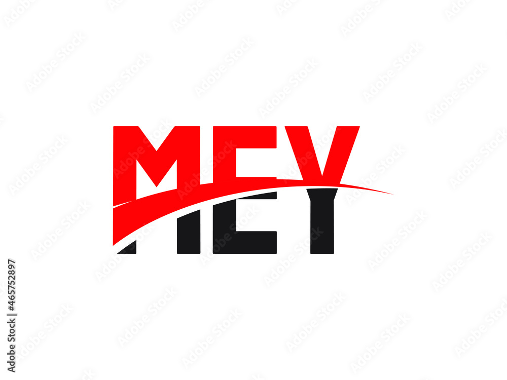 Obraz premium MEY Letter Initial Logo Design Vector Illustration